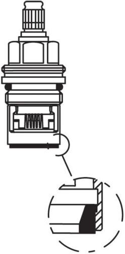 Oras 109898 Kranoverdel til Oramix termostatbatteri