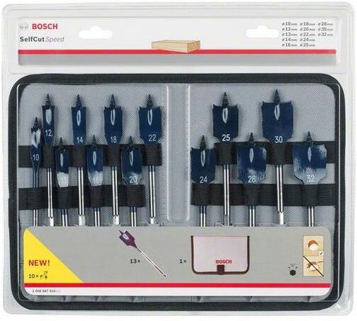 Bosch Self Cut Speed 2608587010 Senterborsett 13 deler