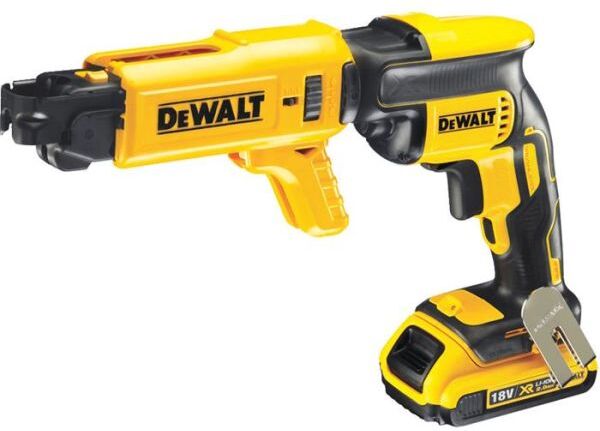 Dewalt DCF620D2K Gipsskrutrekker med skruemagasin, batteri og lader