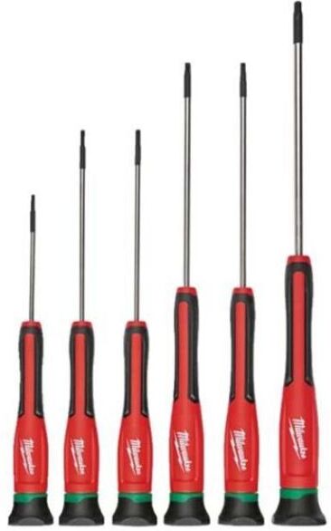 Milwaukee Precision Presisjonsskrutrekkersett 6-pakning