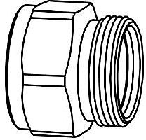 Ta Fpl Kropp F/union 3/8" X 3/8"