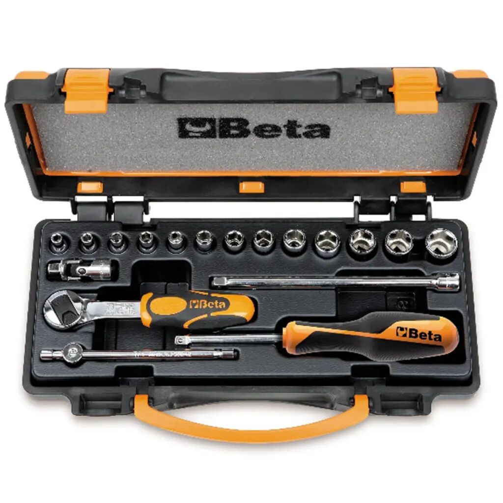 Beta Tools Skralle- og pipenøkkelsett 18 deler 900/C13-5 009000953