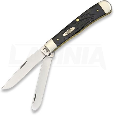 Case Cutlery Trapper Rough Black Series pocket knife