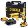 Dewalt Wkrętarka do płyt kartonowo - gipsowych 18v 30nm 2 x 5,0ah li-ion brushless tstak +dcf6201