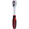 KS Tools Grzechotka przełączalna MONSTER 3/8'', 96 zębów, czerwona/czarna