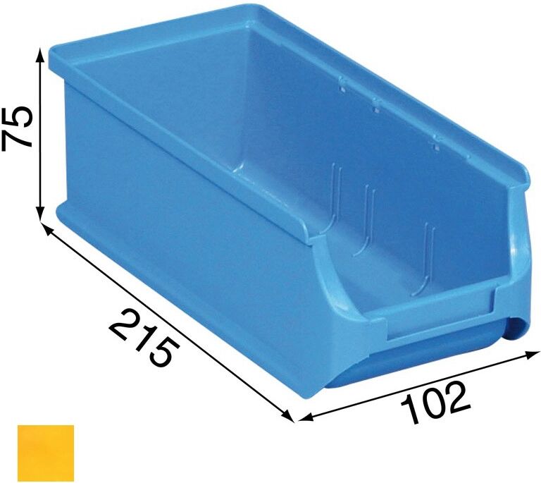 Allit Warsztatowe pojemniki z tworzywa sztucznego - 102 x 215 x 75 mm