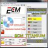 ECM TITANIUM 1.61 com 26000 + Driver  ECM 18259 + Driver  Ferramenta ECU  Software automotivo