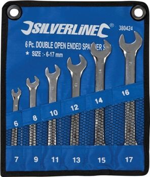 Silverline Conjunto de Chaves de Boca 380424 - 6 peças