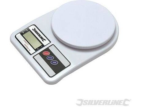 Silverline Balança Digital 651052 Branco (Capacidade: 5 kg)