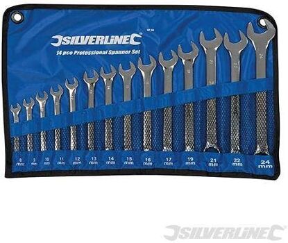 Silverline Conjunto de Chaves Combinadas SP50 - 14 peças