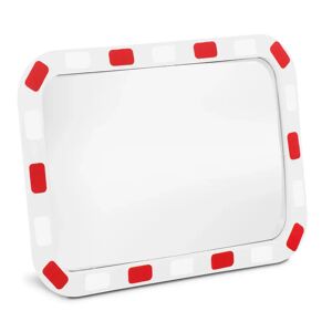 MSW Trafikspegel - 40 x 80 x 8 cm - 130° - Rektangulär