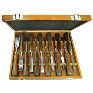 FAITHFULL TBC - Woodcarving Set in of 12 in Case FAIWCSET12