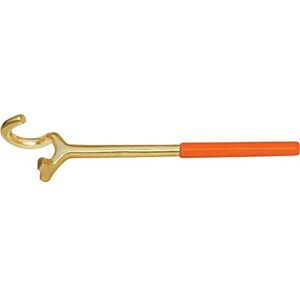 Bahco NS202-350 Long Valve Spanner, Gold, 350 mm