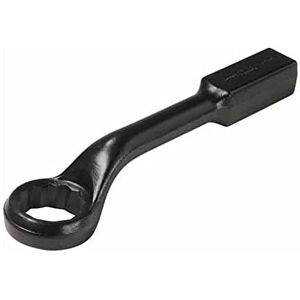 Bahco 315Z-1.11/16 1.11/16 Zoll Ring End Slogging Wrench Double Hex with 45 Degree Offset Head, Black