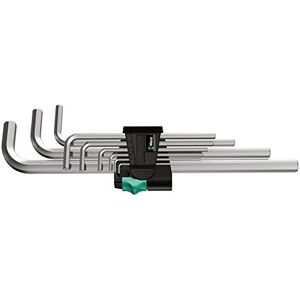 WERA 021909 PrimeTools 9 PIECE LONG HEXAGON ALLEN KEY SET METRIC 1.5-10mm 950L/9SM