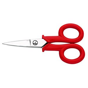 Bahco SC140 Electrician Scissors with 48 mm Cutting Length, Silver/red, 140 mm