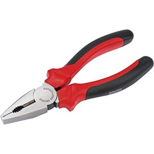 KNIPEX Draper Redline 67925 160 mm Combination Pliers with Soft Grip Handles , Black/Red