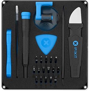 iFixit Essential Electronics Toolkit, Basic tool-set with 16 precision bits (4 mm), magnetic screwdriver & opening tools for electronic devices