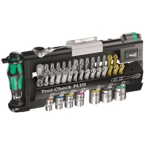 Wera Tool Check Plus Mini Bit Ratchet, Socket, Screwdriver & Bit Set 39pc - 056490