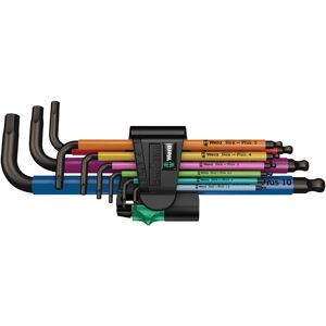 Wera 05073593001 950 SPKL/9 SM N Multicoloured Metric L-Keys, 9-Pi...