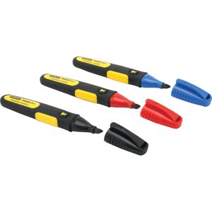 DeWalt Stanley Fatmax Chisel Tip Marker Pens Pack of 3