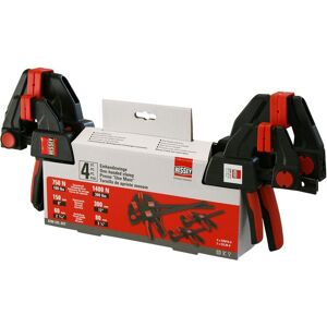 Bessey EZM-EZL-SET One-Handed 4 Piece Clamp Set