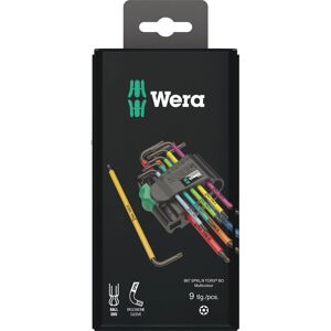 Wera 9 Piece Colour Coded Ball End Torx Key Set