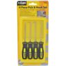 Mini 4 Piece Pick & Hook Set - Rolson Pieces -  pick set hook rolson 4 pieces