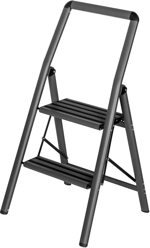 Photos - Ladder Wenko 2 - Step gray 91.5 H x 45.5 W x 6.0 D cm 