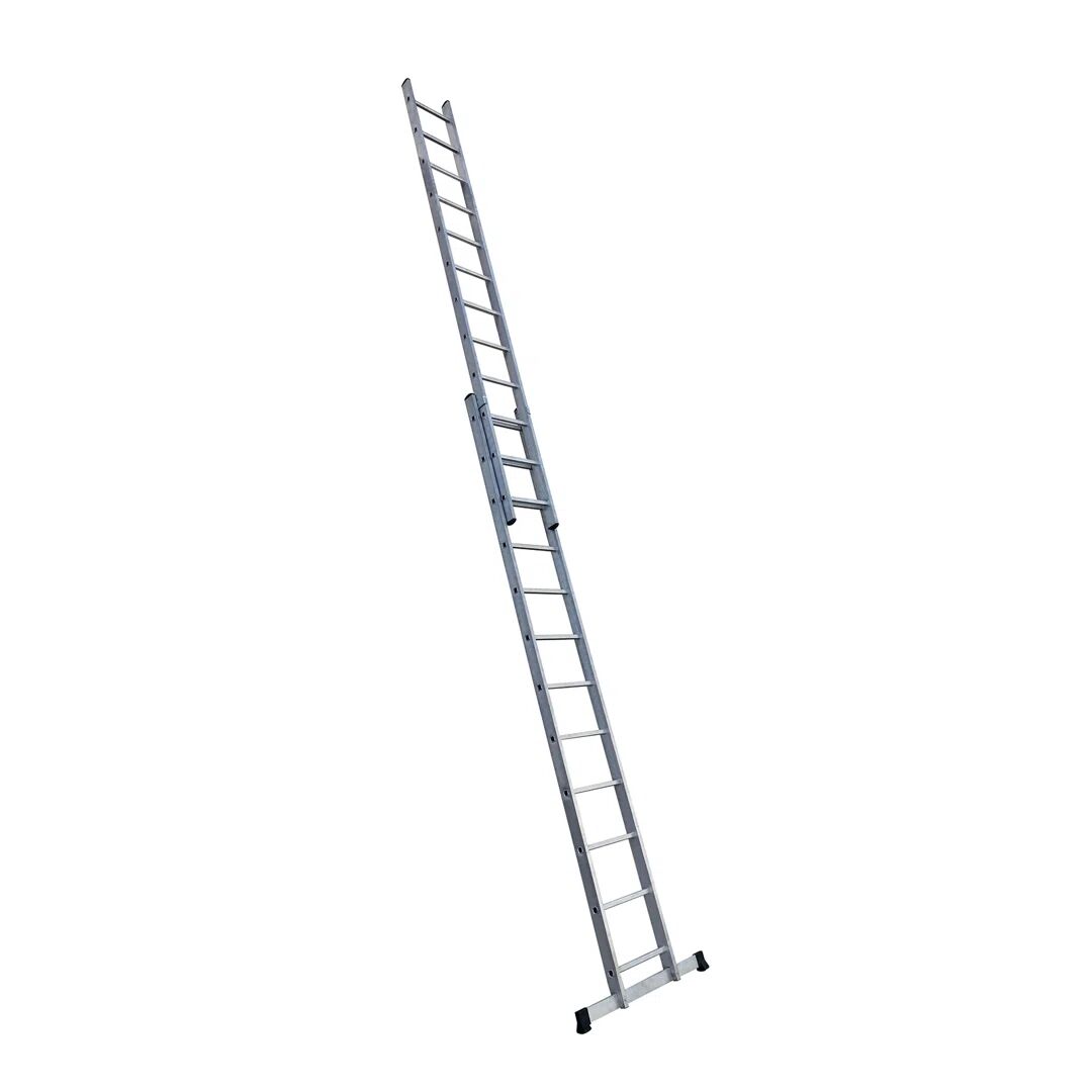 Photos - Ladder Rhino 594Cm Aluminium Lightweight Folding Extension  gray 40.0 H x 4 