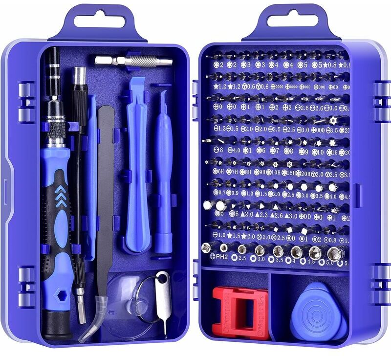 115 in 1 Precision Screwdriver Kit, Precision Tool for Repairing Smartphone, Computer, Tablet, Glasses, Watch, Small Appliances Hiasdfls