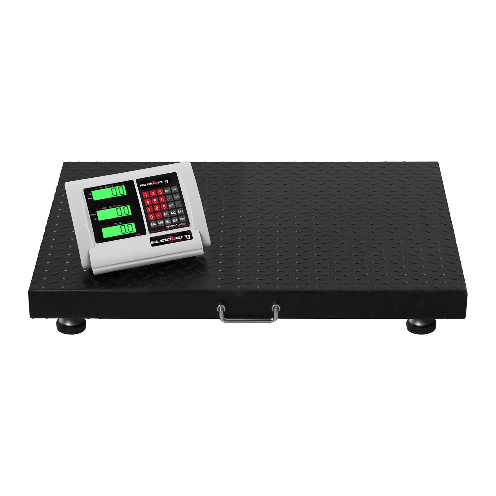 Steinberg Systems Floor Scale - 1 t / 200 g - LCD - wireless SBS-BW-1T/60x80
