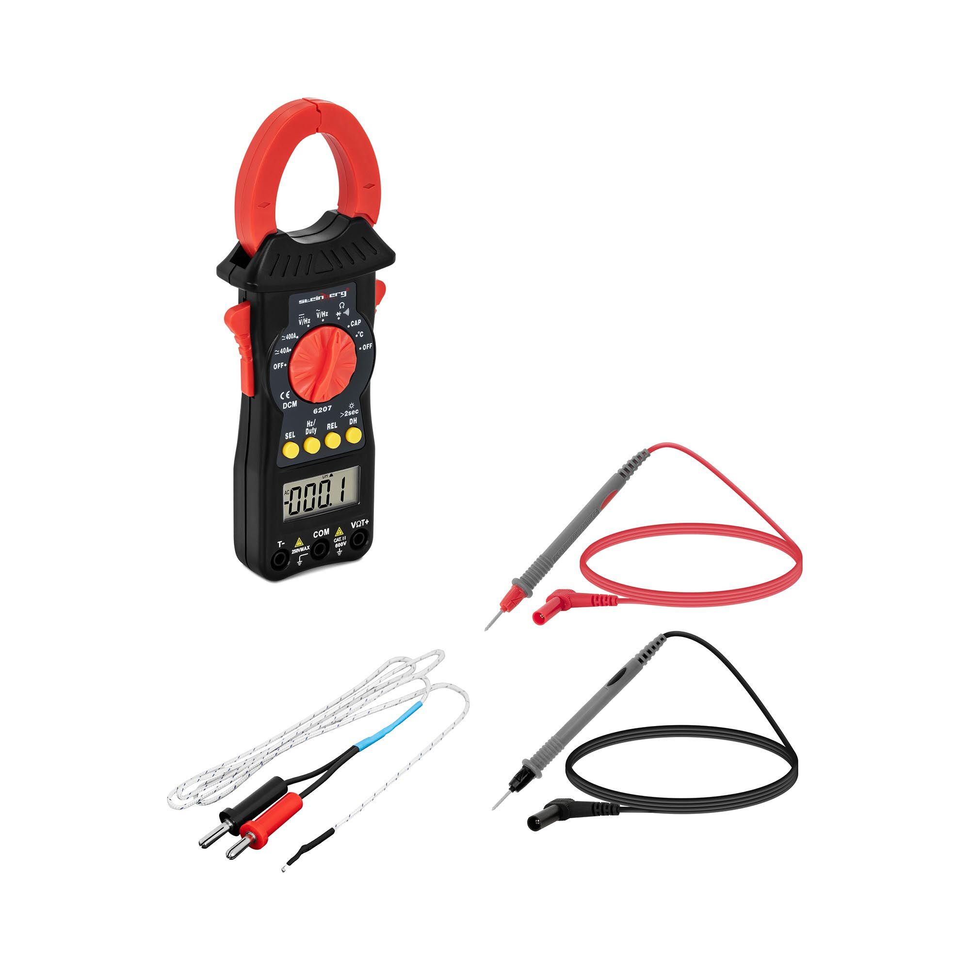 Steinberg Systems Clamp Meter - LCD - CAT III SBS-CM-600