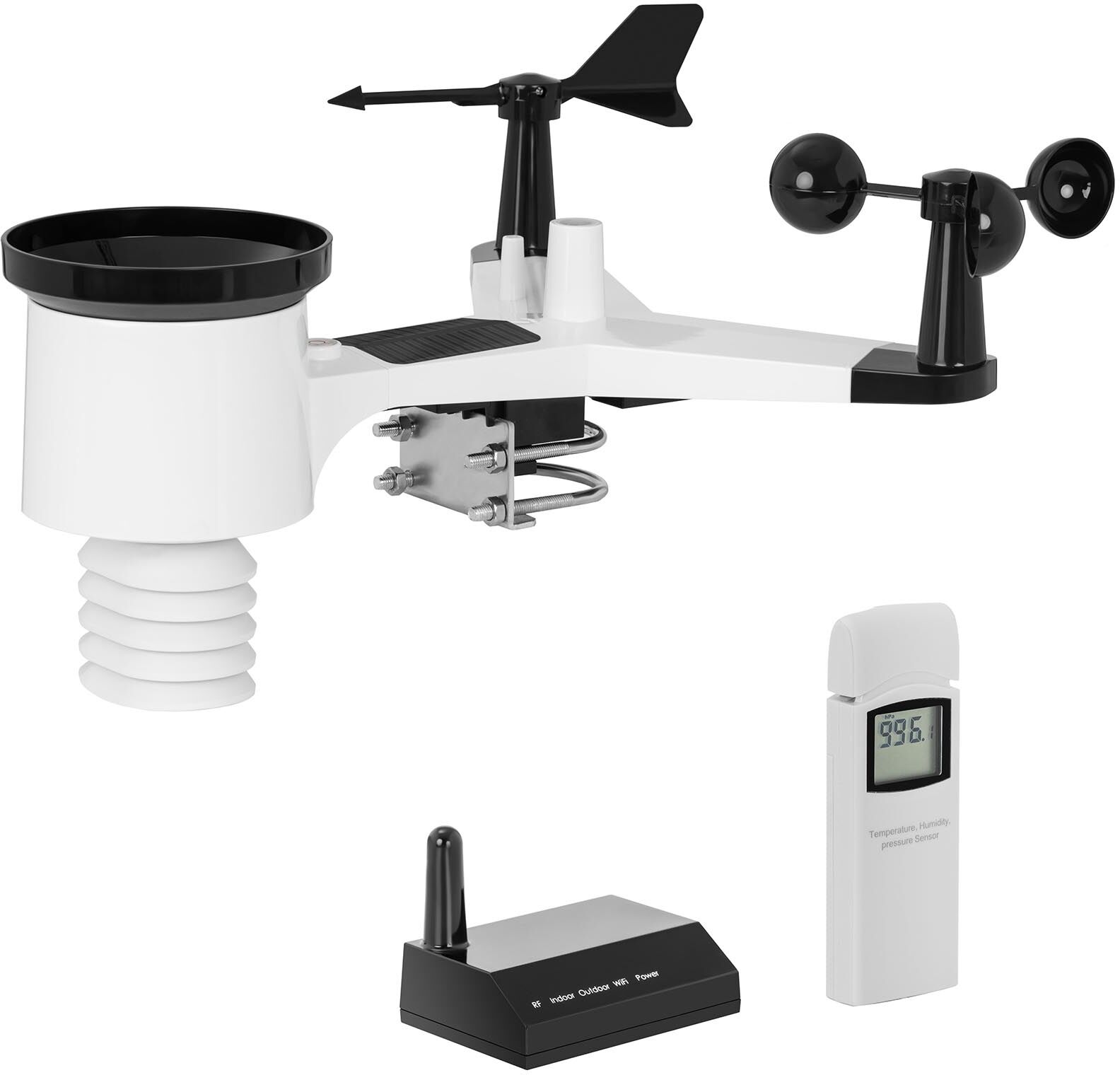 Steinberg Systems WiFi Weather Station - outdoor sensor - indoor sensor SBS-WS-600