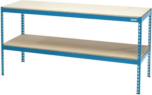 Draper Steel 90cm 2 Shelf Shelving Unit Draper Size: 90cm H x 180cm W x 60cm D  - Size: 72cm H X 370cm W X 45cm D