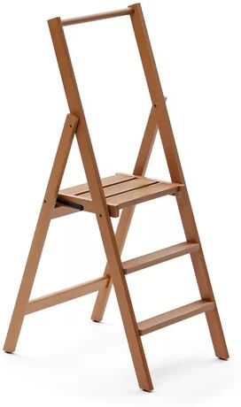 Union Rustic Bella 3.80 ft Wood Step Ladder with 265 lb. Load Capacity Union Rustic  - Size: