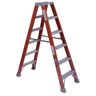 Louisville Ladder 4ft Fiberglass Twin Stepladder 443-FM1504, Unit EA