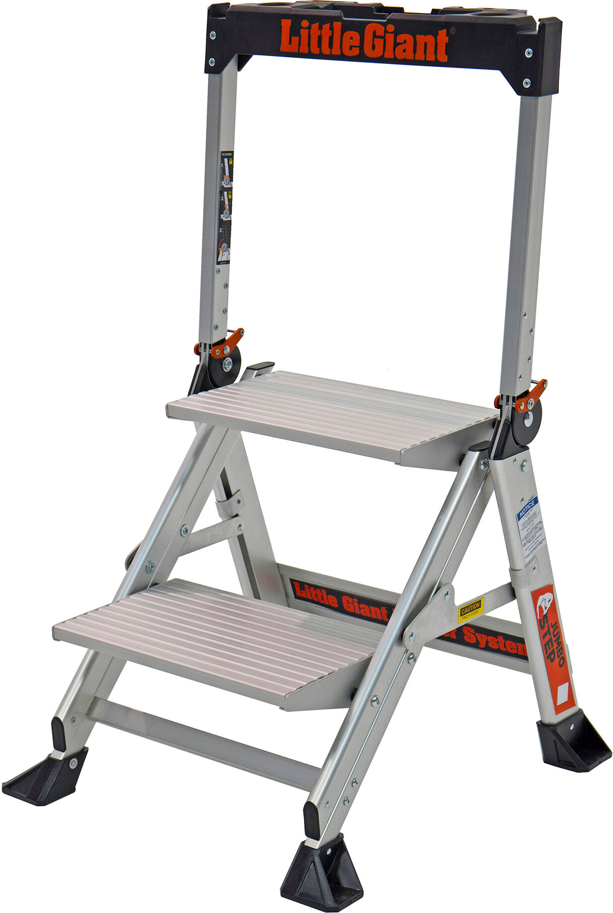 Photos - Spirit Level Little Giant Ladder Systems 2' Jumbo Step Aluminum Ladder 11902