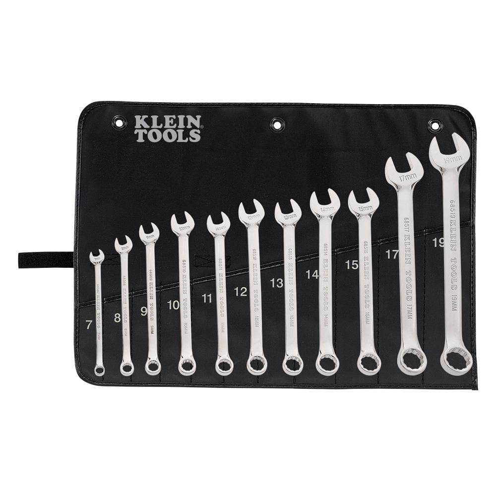 Klein Tools 11-Piece Metric Combination Wrench Set