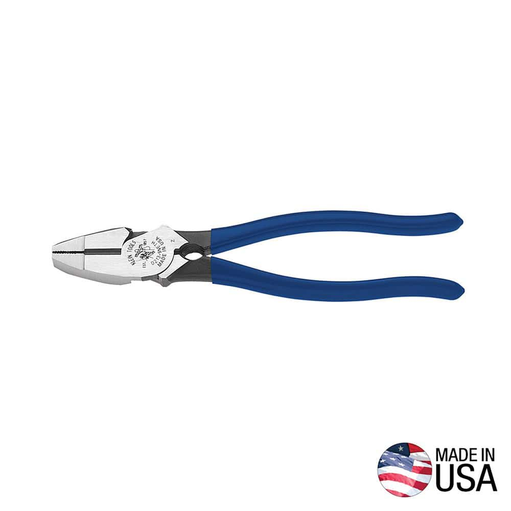 Klein Tools 9 in. Lineman's Bolt-Thread Holding Pliers