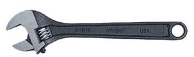 Wright Tool 12in Black Adjustable Wrench O 875-9AB12, Unit EA
