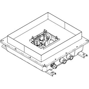 Dornbracht UP-Deckeneinbaukasten für Deckeneinbau mit Licht