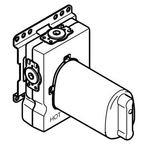 Dornbracht xTool UP Thermostatmodul ohne Mengenregulierung 3/4