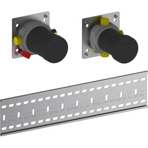 Keuco Grundkörper-Set für Thermostatarmatur UP 3-Wege mit Schlauchanschluss