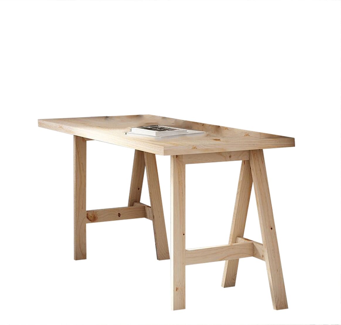 EUROPE & NATURE Platzsparender Schreibtisch BEIGE