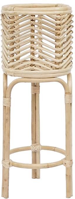 Vente-unique.ch Übertopf MASALA II -  Rattan - D27 x H72 cm - Naturfarben