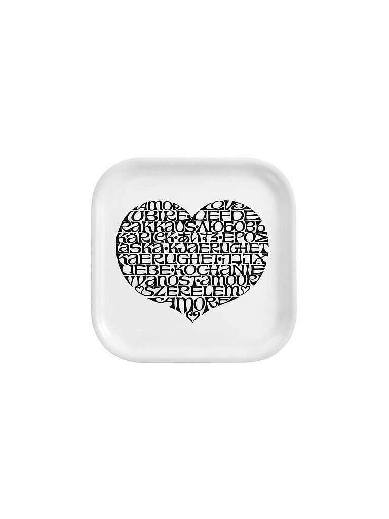 VITRA Classic Tray "Love Heart" S 28cm weiß   21508854