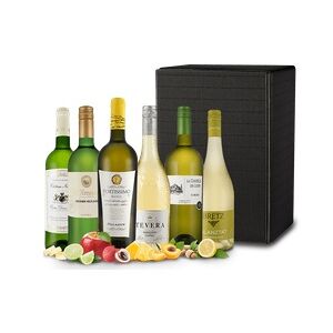 ebrosia Festtags-Kiste mit edlen Weißweinen im Präsent-Karton