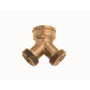 Siena Garden - Messing Y-Verteilerstück 19mm Verteiler Installation Fittings Heimwerker top neu