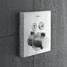 Hansgrohe ShowerSelect Thermostat Unterputz für 2 Verbraucher, 15763000,